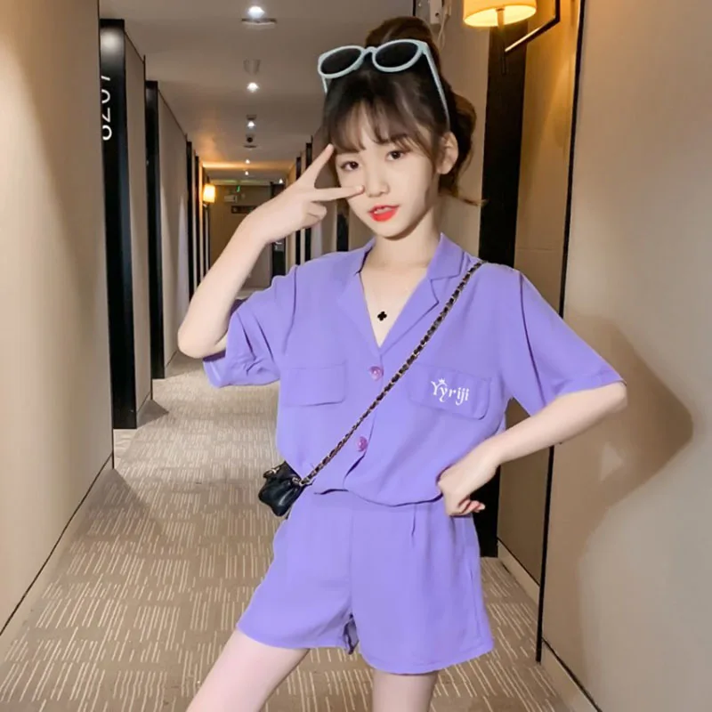 Fashion Teen Girls Suit Sets 2021 High Quality Blazer Jacket +Shorts Two Pieces Solid Color Summer Children's Costumes 4-14Years
Fashion Teen Girls Suit Sets 2021 High Quality Blazer Jacket +Shorts Two Pieces Solid Color Summer Children's Costumes 4-14Years