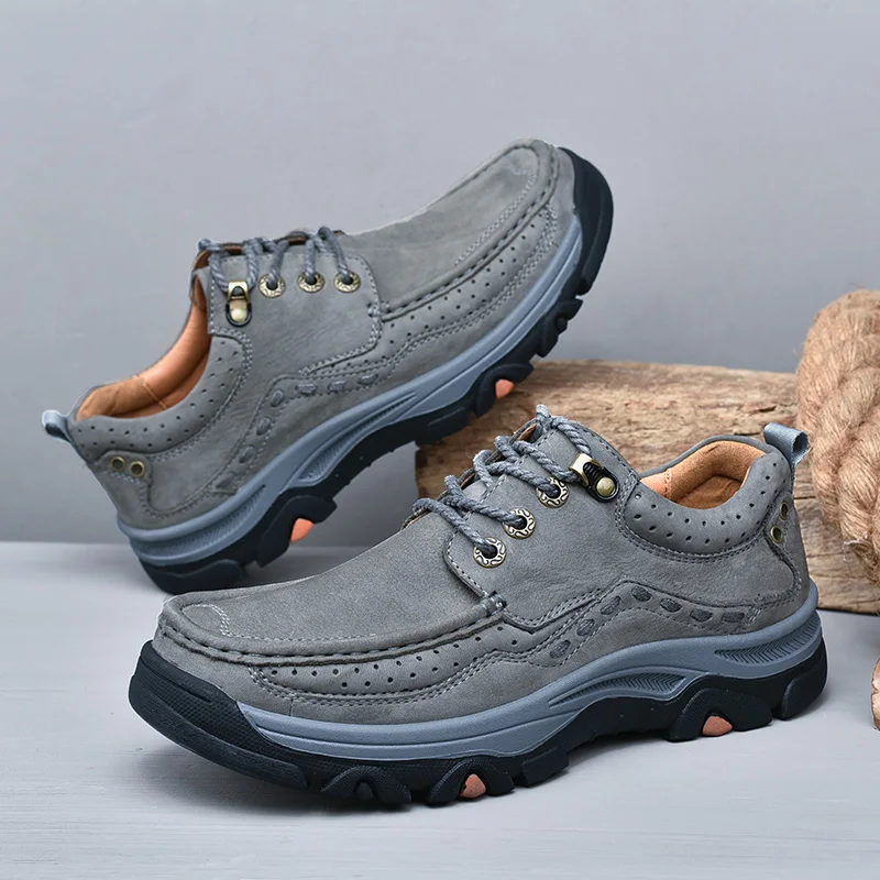 Genuine Leather Men Winter Shoes Hiking Sneakers for Men Cow Leather Hiker Boot Anti-Slip Outdoor Climbing Trekking Shoes
Genuine Leather Men Winter Shoes Hiking Sneakers for Men Cow Leather Hiker Boot Anti-Slip Outdoor Climbing Trekking Shoes