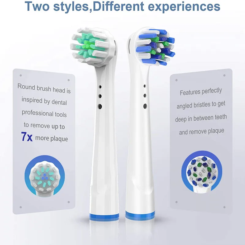 Набор насадок для электрической зубной щетки Oral B 4X Sonic подходят моделей Advance Power/Pro