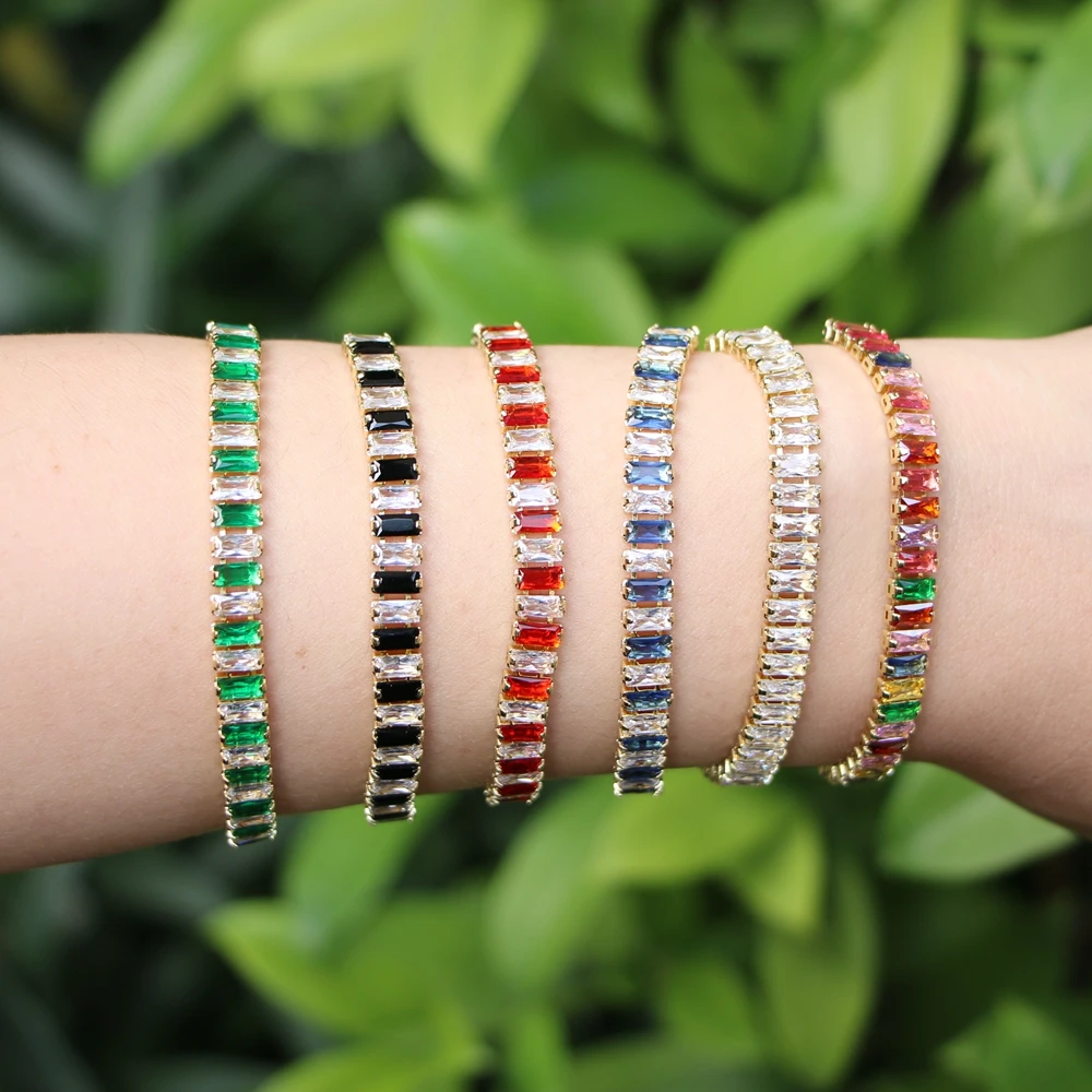 5PCS, Adjustable Colorful Tennis Bracelets For Women Ladies Wedding Rainbow Colorful Zircon Charm Bracelet Hand Chain Jewelry
5PCS, Adjustable Colorful Tennis Bracelets For Women Ladies Wedding Rainbow Colorful Zircon Charm Bracelet Hand Chain Jewelry
