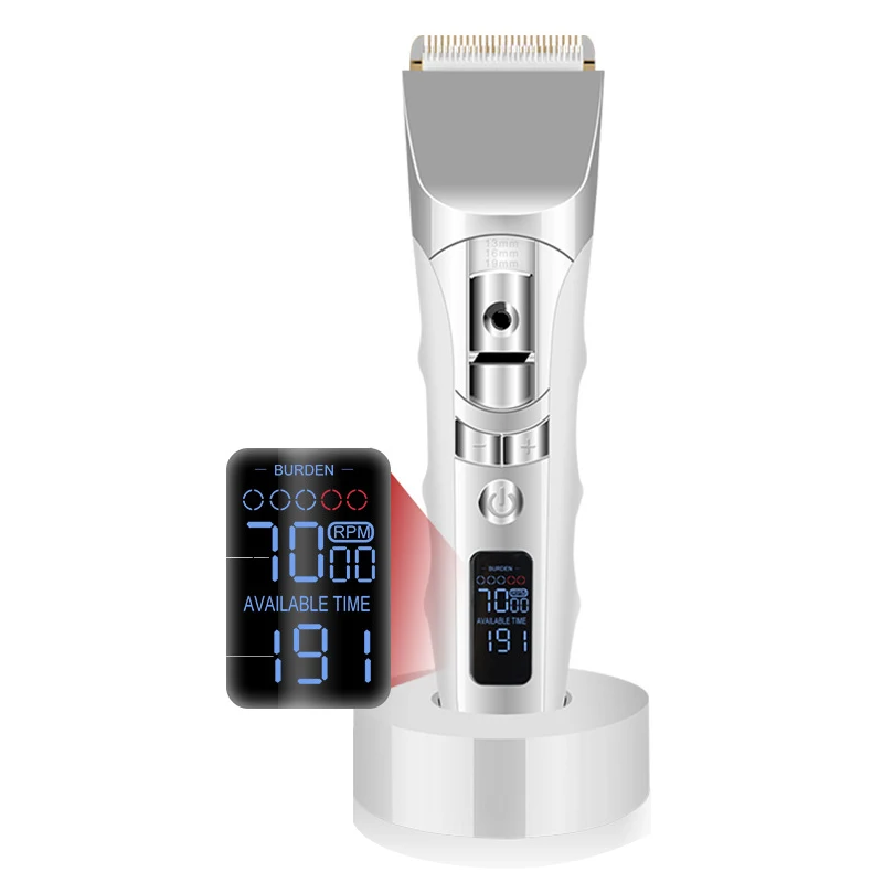 Professional Hair Clipper With LED Screen Titanium Alloy Cutter Head Washable Rechargeable For Men Electric Trimmer
Professional Hair Clipper With LED Screen Titanium Alloy Cutter Head Washable Rechargeable For Men Electric Trimmer