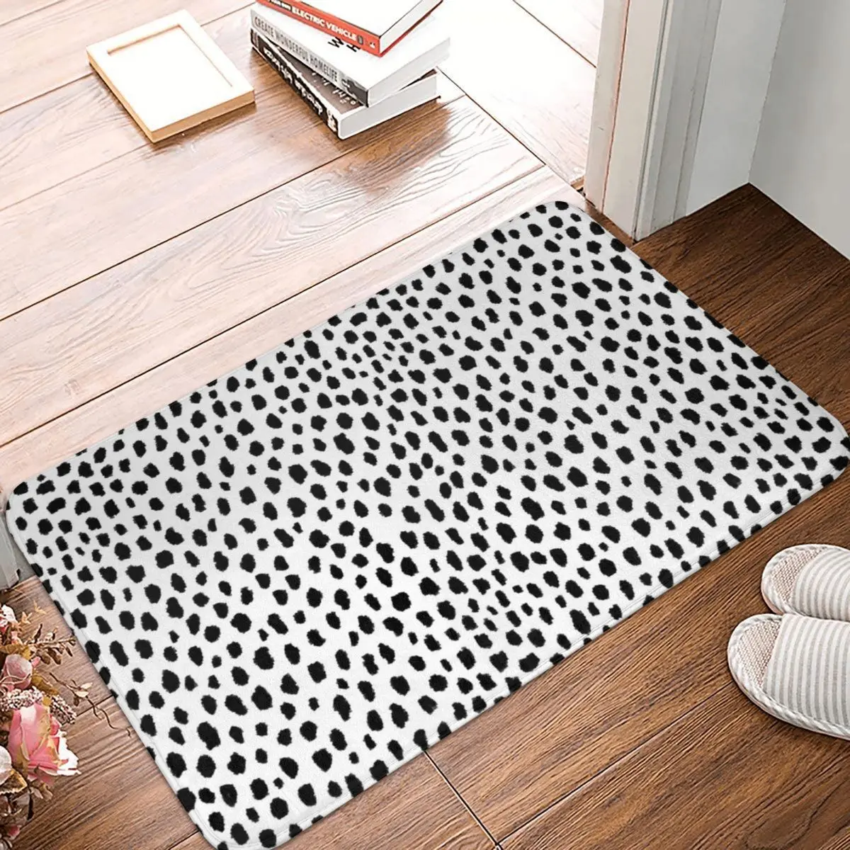 Dalmatian Spots Blackwhite Doormat Carpet Mat Rug Polyester Anti-slip Floor Decor Bath Bathroom Kitchen Living Room 40*60
Dalmatian Spots Blackwhite Doormat Carpet Mat Rug Polyester Anti-slip Floor Decor Bath Bathroom Kitchen Living Room 40*60