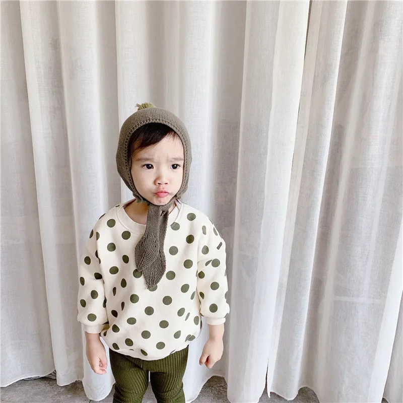 Winter Fashion Toddler Girls Polka Dot Fleece Warm Sweatshirts 1-6Years Baby Girl Thick All Match Casual Tops
Winter Fashion Toddler Girls Polka Dot Fleece Warm Sweatshirts 1-6Years Baby Girl Thick All Match Casual Tops