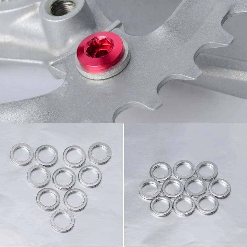10Pcs 2mm Bicycle Chain Wheel Screw Washer Aluminum Spacer Double Change Single
10Pcs 2mm Bicycle Chain Wheel Screw Washer Aluminum Spacer Double Change Single