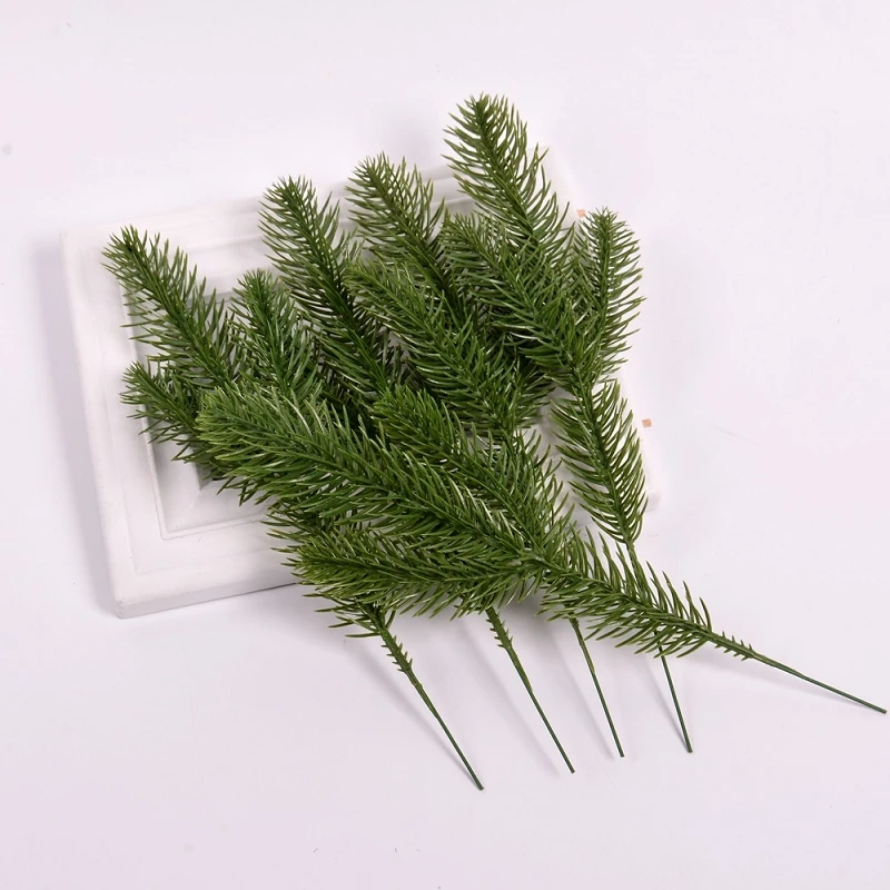 10pcs Artificial Pine Needles Branch Fake Plant Flower Arranging Artificial Flowers For Christmas Xmas Trees Decorations
10pcs Artificial Pine Needles Branch Fake Plant Flower Arranging Artificial Flowers For Christmas Xmas Trees Decorations
