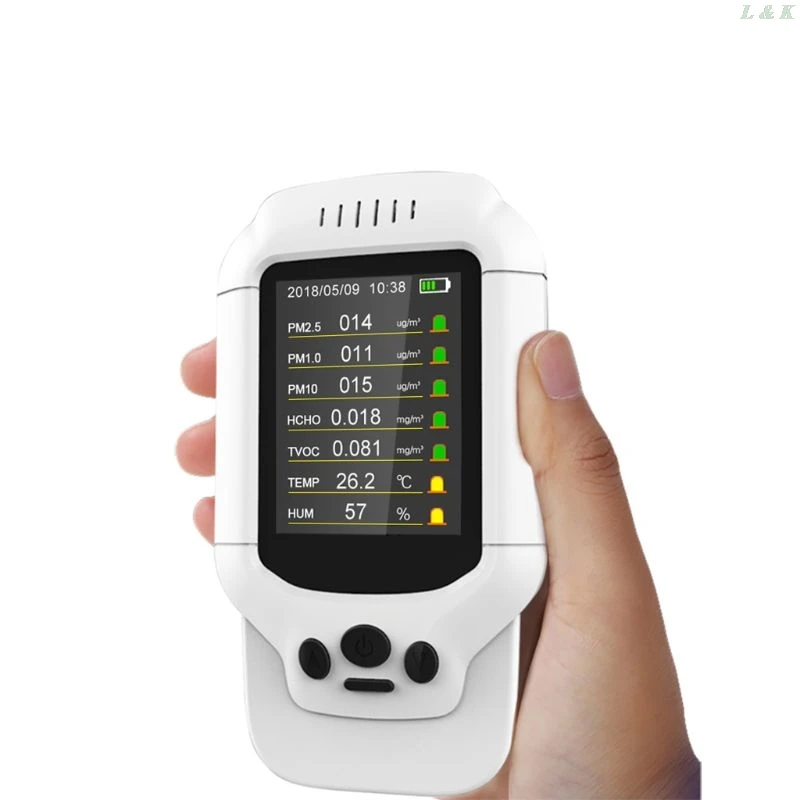 Pm2.5/Hcho/Tvoc Gas Tester Aqi Detector Air Quality Monitor Home Smog Meter U50A
Pm2.5/Hcho/Tvoc Gas Tester Aqi Detector Air Quality Monitor Home Smog Meter U50A