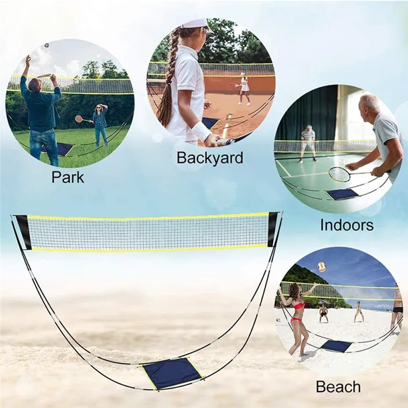 Portable 300cm Outdoor Indoor Standard Badminton Training Game Net with Stand For Beach Garden Indoor Outdoor Games
Portable 300cm Outdoor Indoor Standard Badminton Training Game Net with Stand For Beach Garden Indoor Outdoor Games