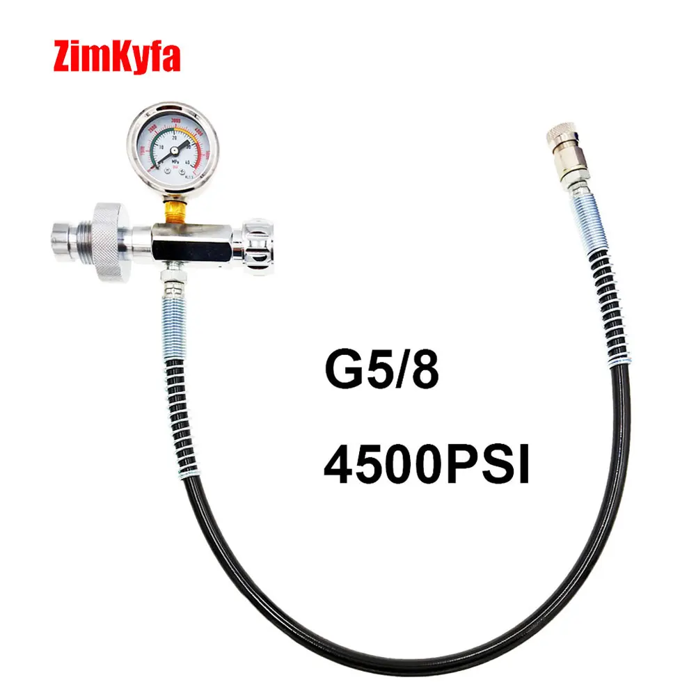G5/8 4500PSI Пейнтбол PCP акваланг заполняющая станция заправка зарядный адаптер +