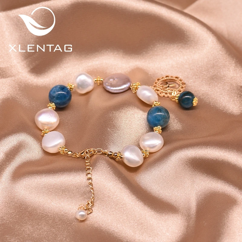 Xlentag Original Design Natural Fresh Water Pearl Kyanite Charm Bracelets For Women Wife Party Birthday Gifts Jewellery GB0921
Xlentag Original Design Natural Fresh Water Pearl Kyanite Charm Bracelets For Women Wife Party Birthday Gifts Jewellery GB0921