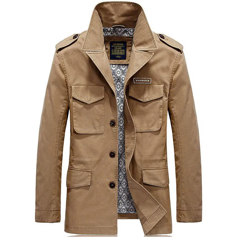 Autumn Trench Jacket Mens Jackets and Coats Solid Casual Cotton Men's Windbreakers Veste Homme Coat Male 4XL 
Autumn Trench Jacket Mens Jackets and Coats Solid Casual Cotton Men's Windbreakers Veste Homme Coat Male 4XL