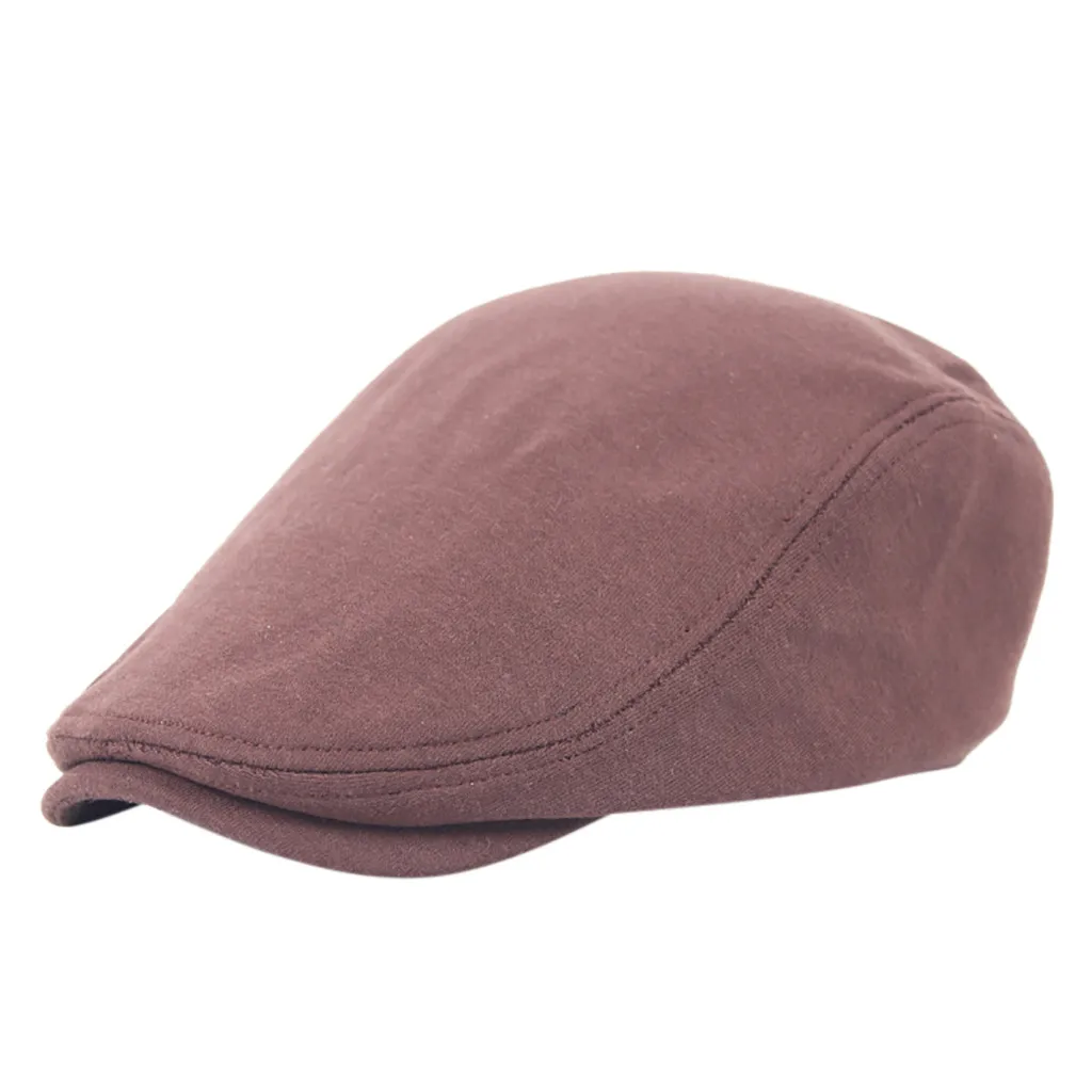 Black Grey men's Beret Caps vintage cotton beret Hats Newsboy Baker Boy Tweed Flat Mens Gatsby Hat Cap chapeau homme | Аксессуары