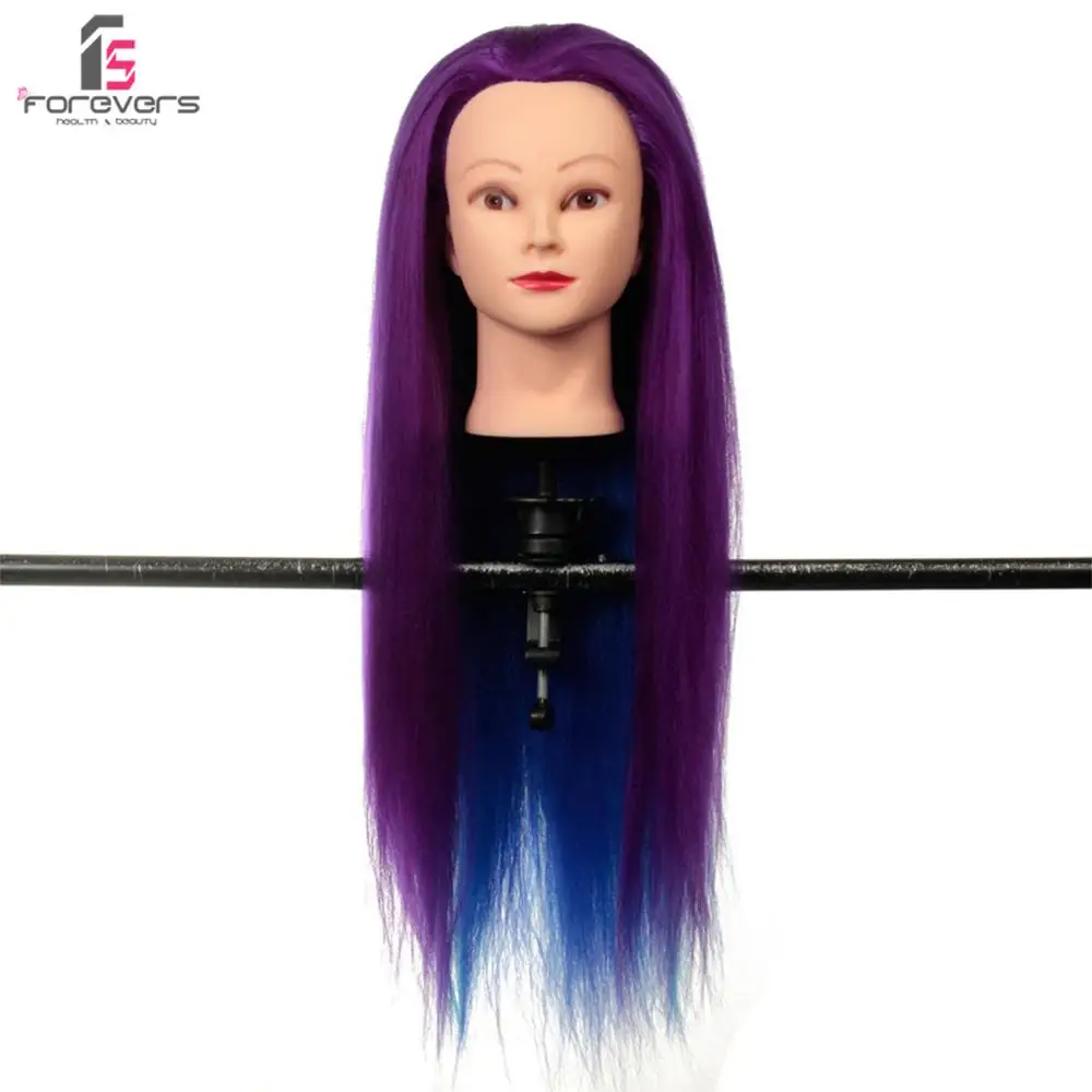 24" Colorful Salon Hairdressing Styling Training Head Practice Mannequin Doll Purple + Free Clamp
24" Colorful Salon Hairdressing Styling Training Head Practice Mannequin Doll Purple + Free Clamp
