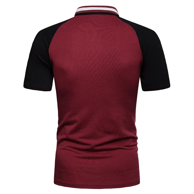 Summer Men's Color Matching Raglan Sleeves Polo New Fashion Loose Casual Henry Collar Short Sleeve Patchwork Polo shirt men
Summer Men's Color Matching Raglan Sleeves Polo New Fashion Loose Casual Henry Collar Short Sleeve Patchwork Polo shirt men