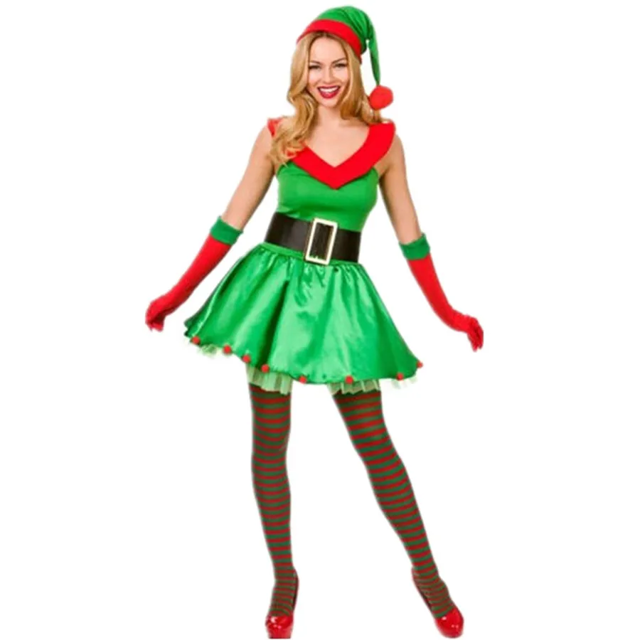 Fashion Christmas Costume Adults Sexy Woman Elf Santa Claus Clothing Cosplay Xmas Party Suit Fancy Dress Game Uniform
Fashion Christmas Costume Adults Sexy Woman Elf Santa Claus Clothing Cosplay Xmas Party Suit Fancy Dress Game Uniform