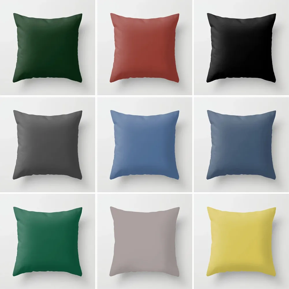 4pcs Solid Cushion Cover Decorative Pillows Sofa Square Pillowcases Living Room Bedroom Home Decor 45*45cm
4pcs Solid Cushion Cover Decorative Pillows Sofa Square Pillowcases Living Room Bedroom Home Decor 45*45cm