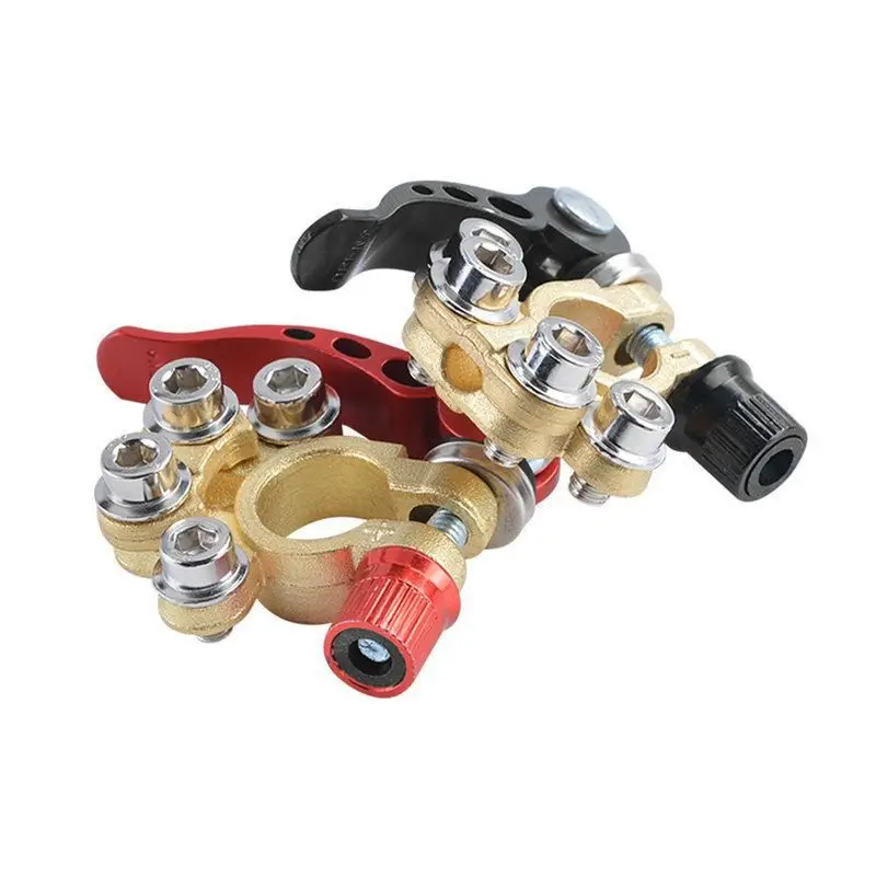 2pcThickened brass car battery pile head, battery quick release disassembly clip, porous battery terminal connector
2pcThickened brass car battery pile head, battery quick release disassembly clip, porous battery terminal connector