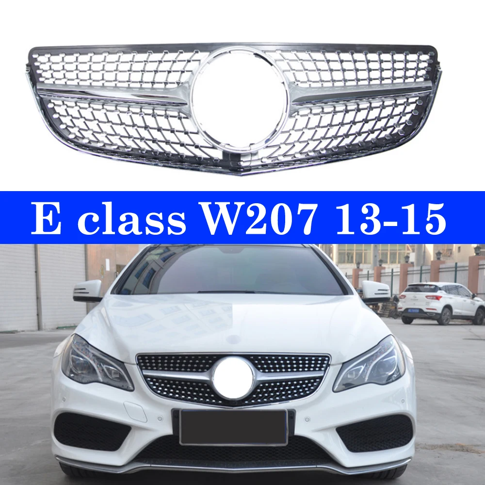 Бриллиантовый передний бампер для E Class W207 Coupe Бриллиантовая решетка E200 E300 A207 C207