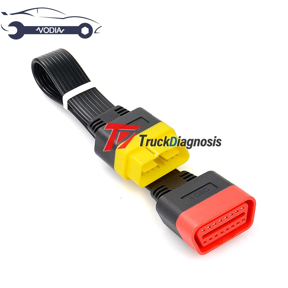 

OBD2 Connector 16Pin OBDII Extension cable ELM327 OBD2 extended adapter 36cm 16 Pin Male To Female diagnostic tool