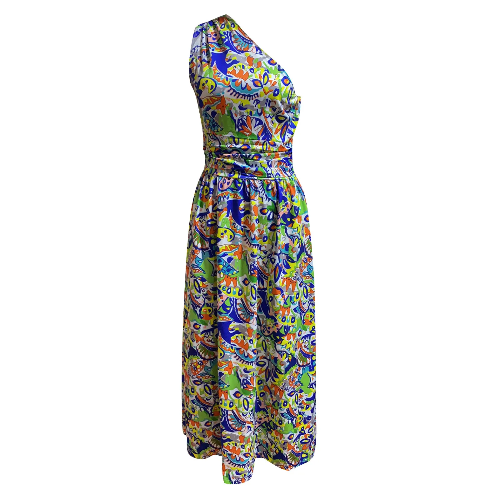 Hot Dresses For WomenWomen's Fashion Casual Printed One Shoulder Sleeve Bohemian Long Dress 2021 New
Hot Dresses For WomenWomen's Fashion Casual Printed One Shoulder Sleeve Bohemian Long Dress 2021 New