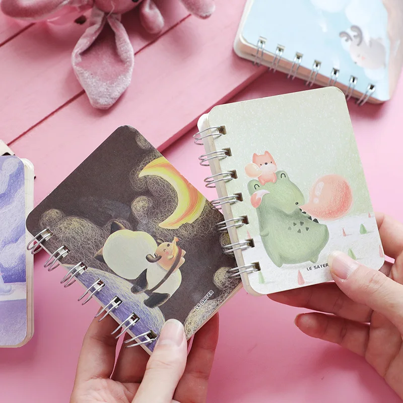 80 Sheets Cute Pocket Cartoon Coil Notebook Journals Weekly Daily Planner To Do Loose-leaf Memo Pads Agenda Stationery 10.5x8cm
80 Sheets Cute Pocket Cartoon Coil Notebook Journals Weekly Daily Planner To Do Loose-leaf Memo Pads Agenda Stationery 10.5x8cm