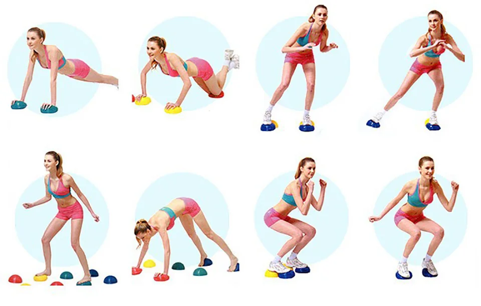 Semicircular Balance Durian Yoga Ball Tactile Massage Soles Acupoint Stability Training Ball Pilates Fitness Balance Yoga Ball
Semicircular Balance Durian Yoga Ball Tactile Massage Soles Acupoint Stability Training Ball Pilates Fitness Balance Yoga Ball