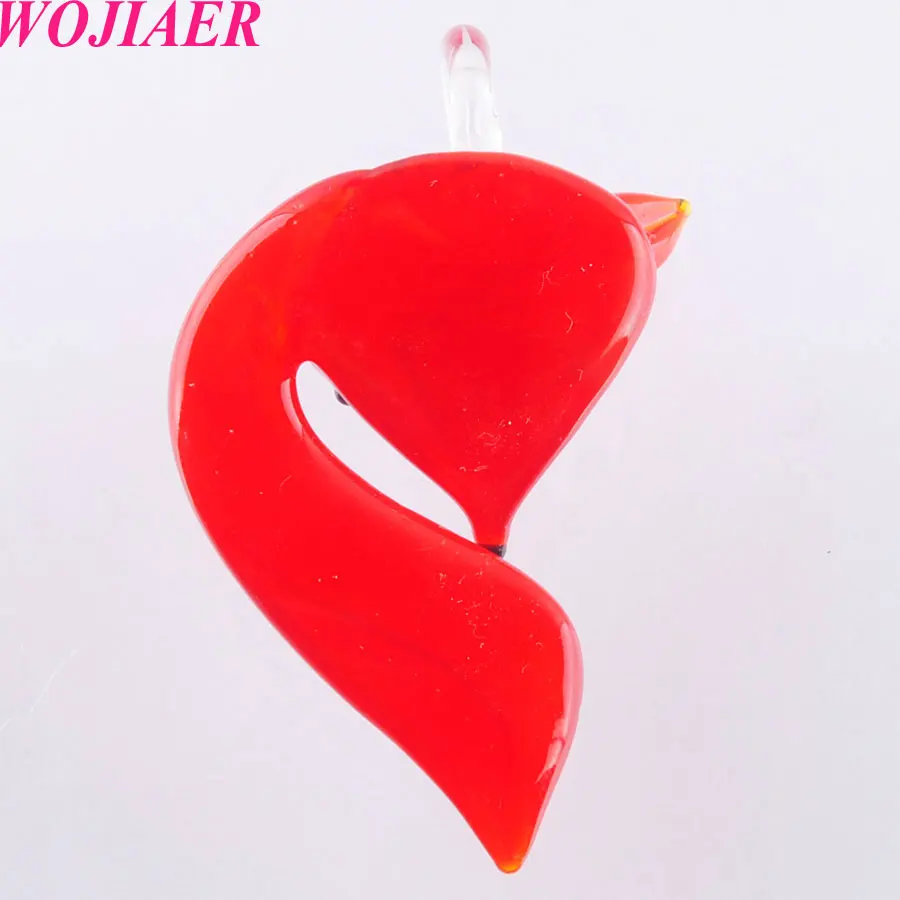 WOJIAER Red Clever Fox Lampwork Glass Pendant Bead Animal Murano For SP Necklace Cute PH3063
WOJIAER Red Clever Fox Lampwork Glass Pendant Bead Animal Murano For SP Necklace Cute PH3063