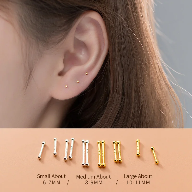 4 Pair 925 Sterling Silver Simplicity Small Beads Ball Mini Two Ball SimplicityJewelry Stud Piercing Fashion Earring For Women
4 Pair 925 Sterling Silver Simplicity Small Beads Ball Mini Two Ball SimplicityJewelry Stud Piercing Fashion Earring For Women