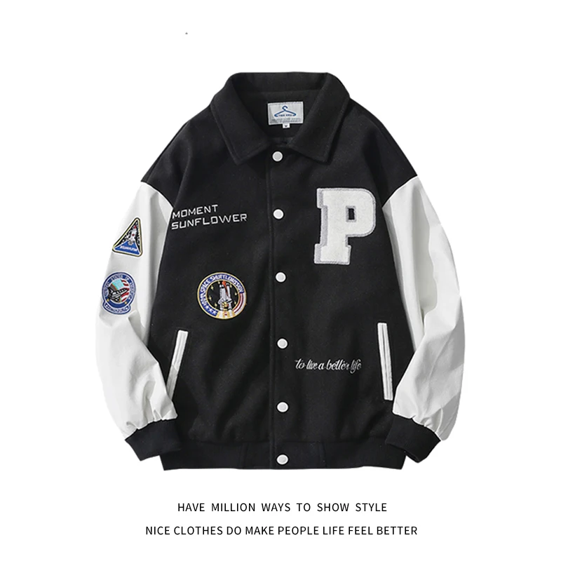 2021 New Spring&Autumn Embroid Letter Men's Bomber Jacket Unisex Women's Boyfriend Style Baseball Coat Varsity Street Chic
2021 New Spring&Autumn Embroid Letter Men's Bomber Jacket Unisex Women's Boyfriend Style Baseball Coat Varsity Street Chic
