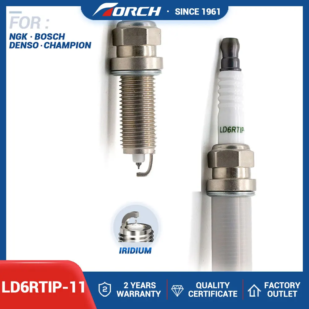 High Quality Torch LD6RTIP-11 Replace for LZKAR6AP-11 22401-CK81B Spark Plugs for NISSAN X-TRAIL QASHQAI NV200 NOTE 22401CK81B
High Quality Torch LD6RTIP-11 Replace for LZKAR6AP-11 22401-CK81B Spark Plugs for NISSAN X-TRAIL QASHQAI NV200 NOTE 22401CK81B