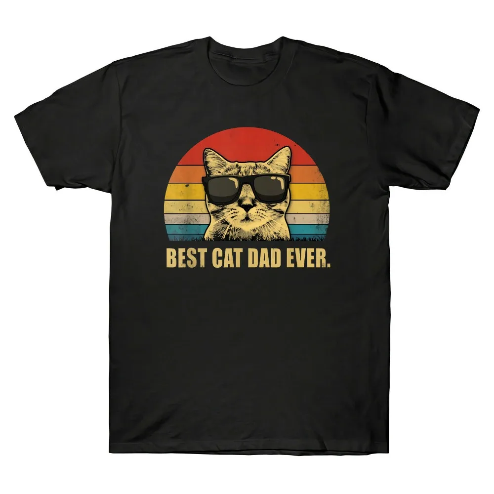 Best Cat Dad Ever Vintage Version T-Shirt Men'S Funny Best Gift Father'S Day 2020 Hot Sale Fashion Men O Neck Casual T Shirt
Best Cat Dad Ever Vintage Version T-Shirt Men'S Funny Best Gift Father'S Day 2020 Hot Sale Fashion Men O Neck Casual T Shirt