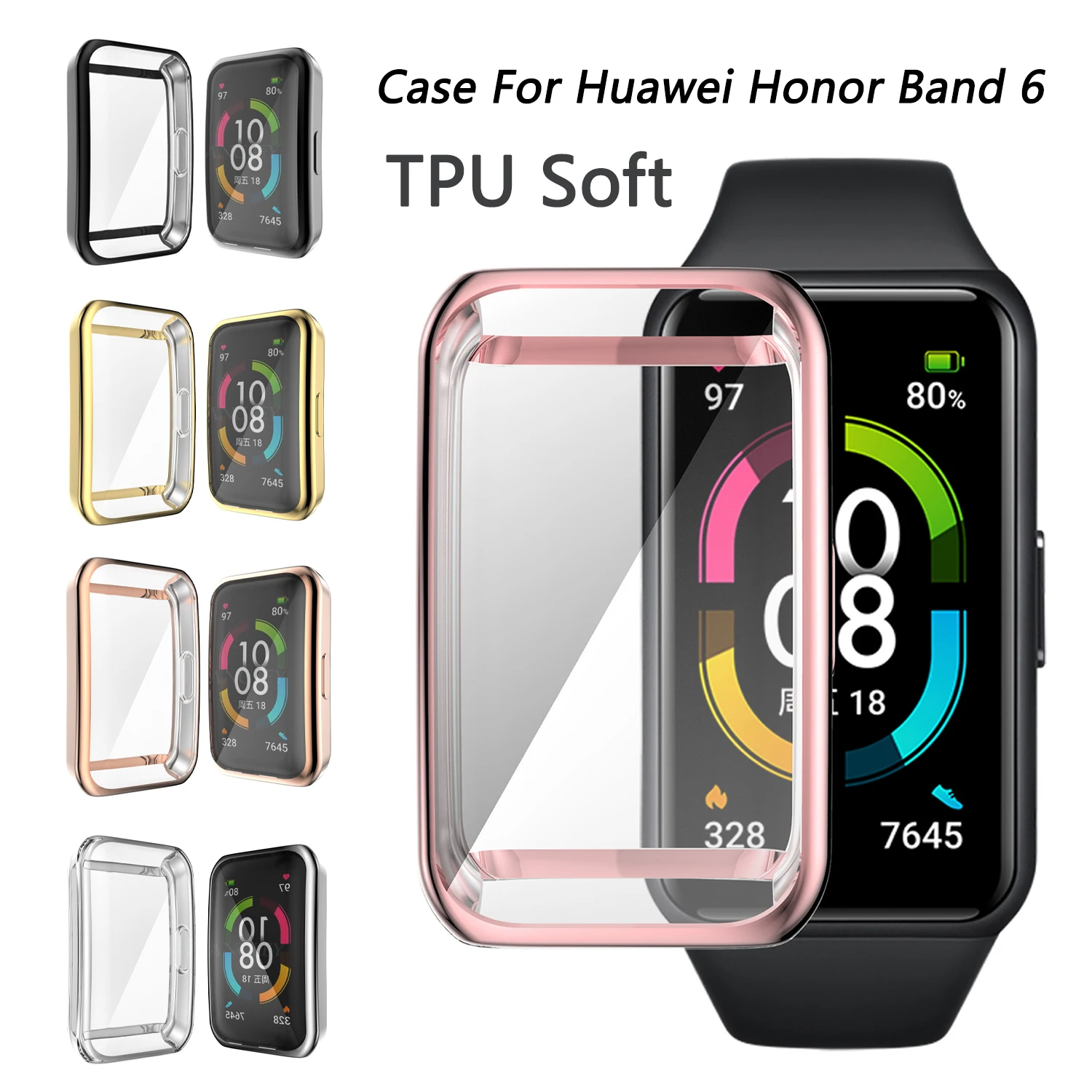 Мягкий защитный чехол из ТПУ для Huawei Honor Band 6, чехол для часов, полная защита экрана для Honor Band 6, аксессуары для экрана часов
Мягкий защитный чехол из ТПУ для Huawei Honor Band 6, чехол для часов, полная защита экрана для Honor Band 6, аксессуары для экрана часов