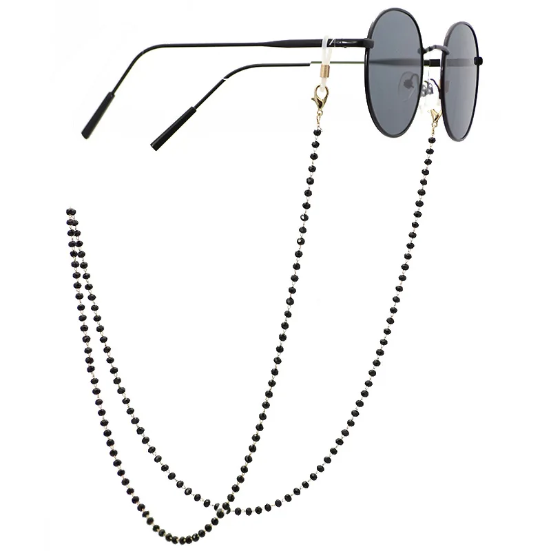Fashion Bead Glasses Neck Strap Chain Glass Crystal Black Beads Eyeglasses Sunglasses Cord Lanyard for Women Men
Fashion Bead Glasses Neck Strap Chain Glass Crystal Black Beads Eyeglasses Sunglasses Cord Lanyard for Women Men
