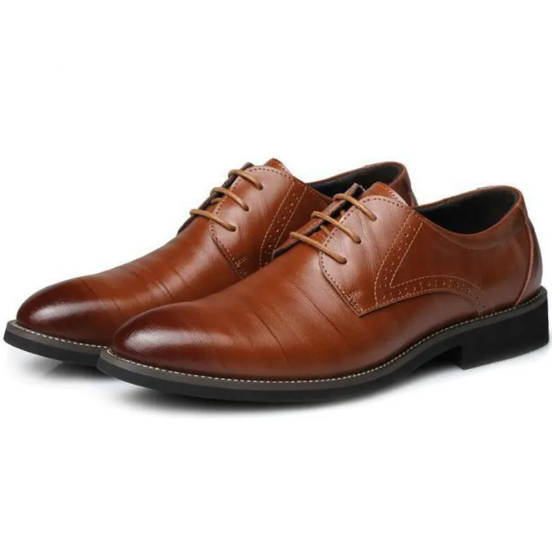 Men Oxfords Shoes British Black Blue Shoes Handmade Comfortable Formal Dress Men Flats Lace-Up Bullock Business Shoes 365
Men Oxfords Shoes British Black Blue Shoes Handmade Comfortable Formal Dress Men Flats Lace-Up Bullock Business Shoes 365