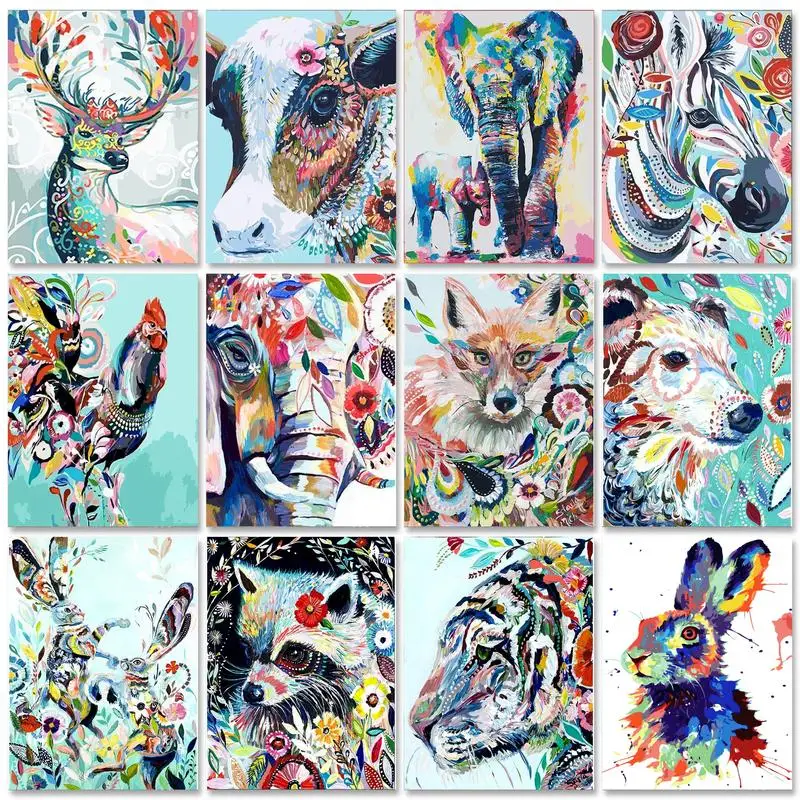 GATYZTORY Tiger DIY Painting By Numbers Animals Painting Calligraphy Acrylic Paint By Numbers For Home Decor Wall Art 40x50cm
GATYZTORY Tiger DIY Painting By Numbers Animals Painting Calligraphy Acrylic Paint By Numbers For Home Decor Wall Art 40x50cm
