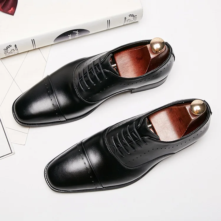New Men Shoes Genuine Leather Formal Casual Business Lace-Up Office Size 39-44
New Men Shoes Genuine Leather Formal Casual Business Lace-Up Office Size 39-44