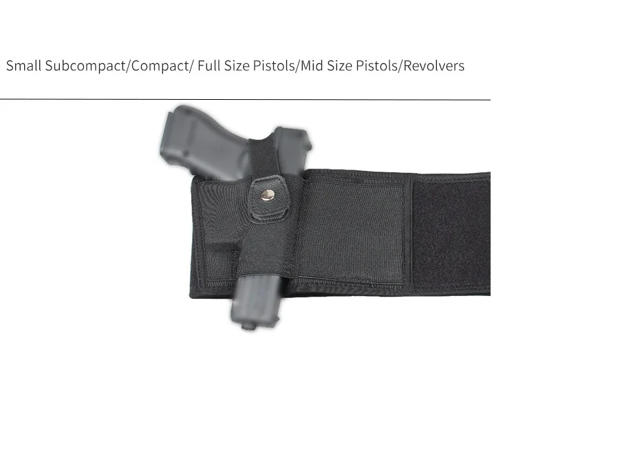 Tactical Belly Band Holster Concealed Carry Gun Holster Invisible Right Hand Elastic Girdle Belt for Glock Holster
Tactical Belly Band Holster Concealed Carry Gun Holster Invisible Right Hand Elastic Girdle Belt for Glock Holster