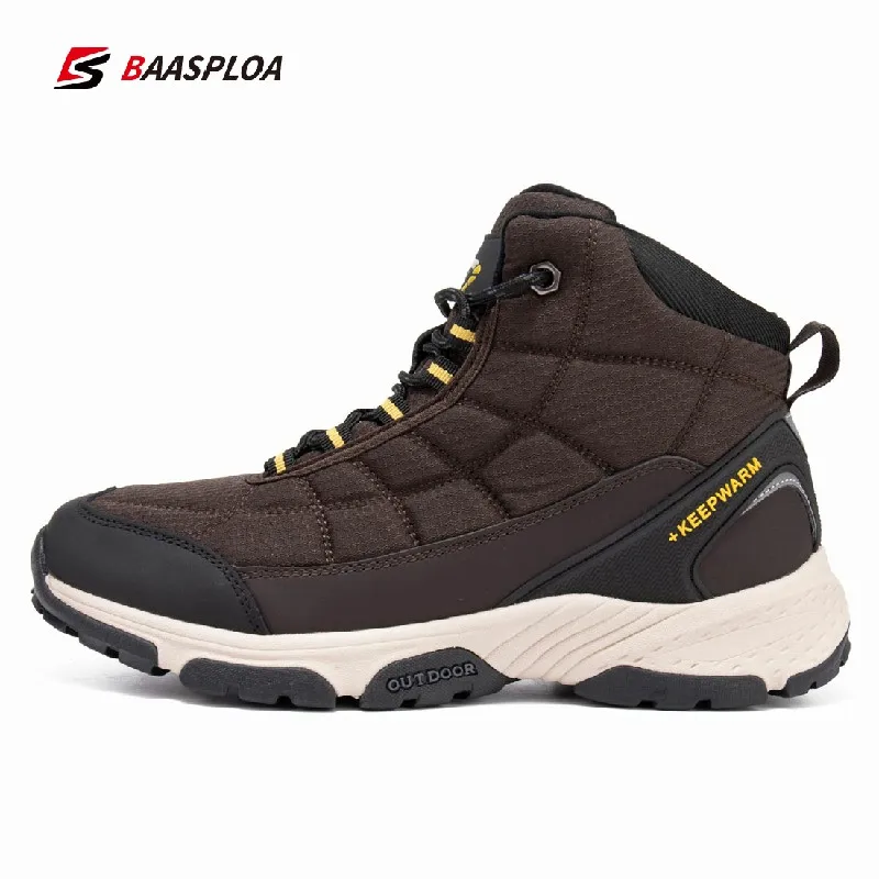 Baasploa 2021 New Men's Leather Cotton Shoes Waterproof Outdoor Travel Hiking Shoes Warm Winter Sneakers Casual Walking Shoes
Baasploa 2021 New Men's Leather Cotton Shoes Waterproof Outdoor Travel Hiking Shoes Warm Winter Sneakers Casual Walking Shoes