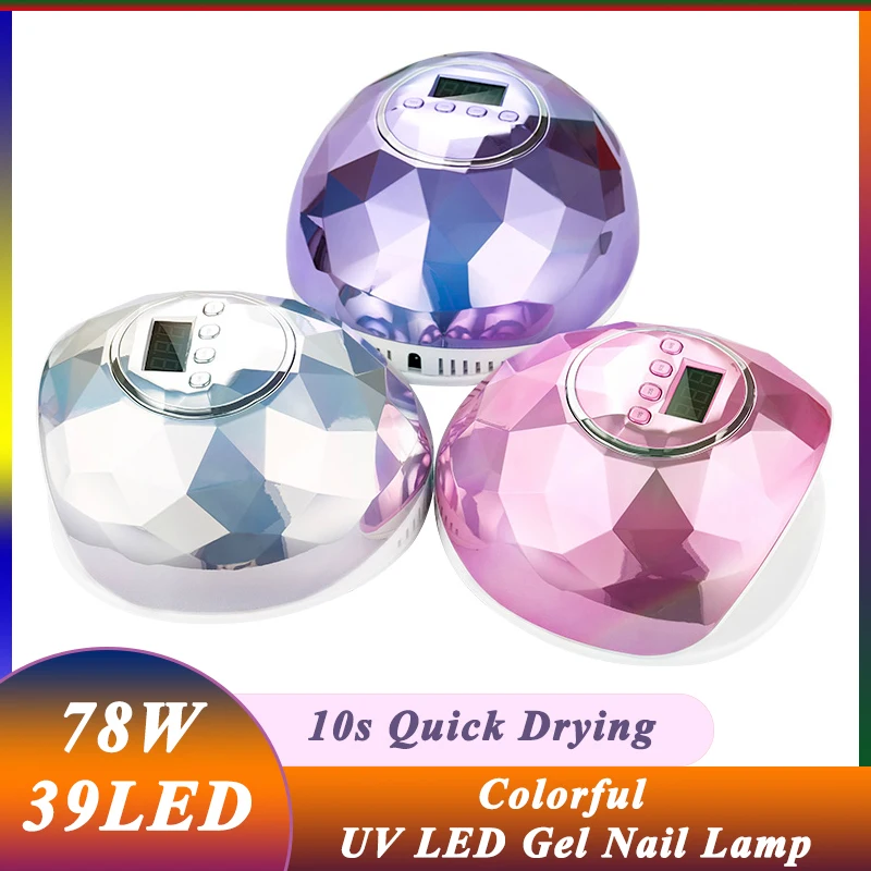 78W UV LED Lamp Nail Dryer For Professional Manicure Machine Nail Lamp Gel Curing Lamp For Drying Nails Polish With LCD Display
78W UV LED Lamp Nail Dryer For Professional Manicure Machine Nail Lamp Gel Curing Lamp For Drying Nails Polish With LCD Display
