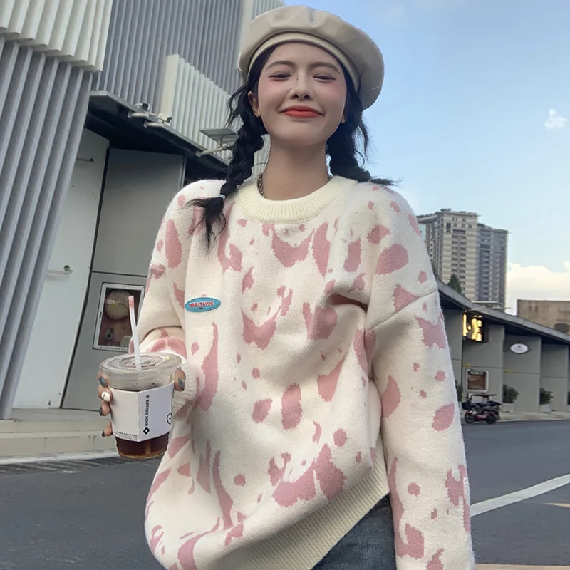 Женский свитер, пуловер, женская одежда на весну и осень, зима, свободный и ленивый, 2021 новый дизайн в гонконгском стиле
Женский свитер, пуловер, женская одежда на весну и осень, зима, свободный и ленивый, 2021 новый дизайн в гонконгском стиле