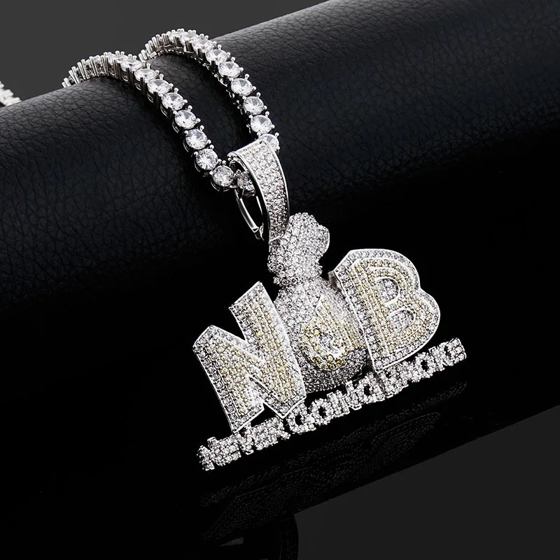 Hip Hop Money Bag Pendant "NEVER GOING BROKE" Iced Out Letters Necklace Micro Pave Cubic CZ Jewelry
Hip Hop Money Bag Pendant "NEVER GOING BROKE" Iced Out Letters Necklace Micro Pave Cubic CZ Jewelry