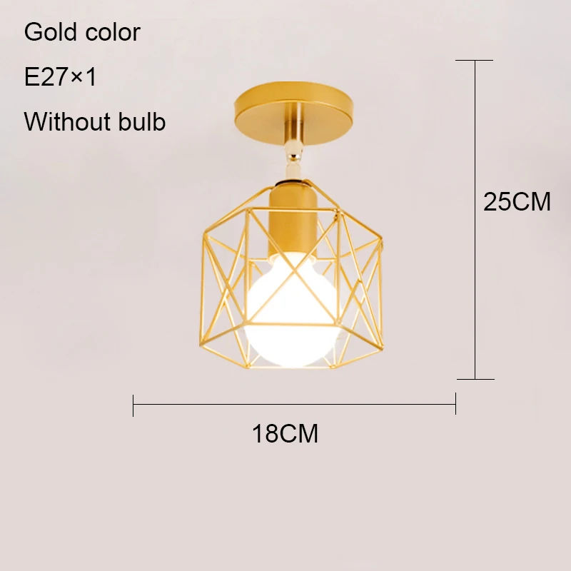Modern Led Ceiling Lights Vintage Metal Cage Ceiling Lamp Industrial Lamp Living Room Light Hallway Kitchen Porch Plafonnier E27 
Modern Led Ceiling Lights Vintage Metal Cage Ceiling Lamp Industrial Lamp Living Room Light Hallway Kitchen Porch Plafonnier E27