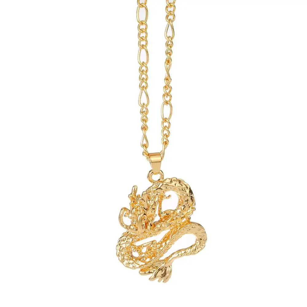 New Fashion Dragon Pendant Necklaces For Women Men Gold Color Vintage Rose Choker Necklace Mascot Ornaments Jewelry Gift
New Fashion Dragon Pendant Necklaces For Women Men Gold Color Vintage Rose Choker Necklace Mascot Ornaments Jewelry Gift
