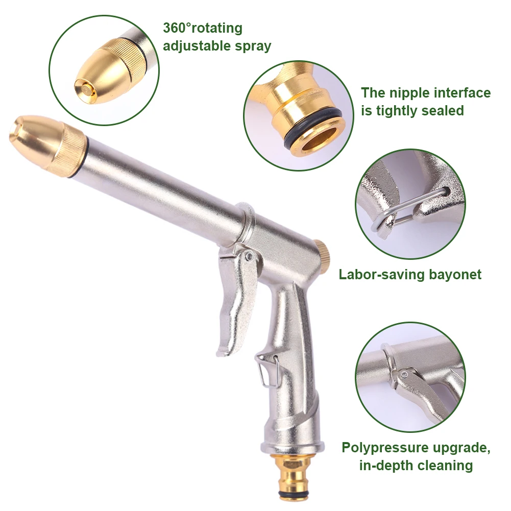 High Pressure Garden Water Gun 4 Patterns Household Car Washing Yard Watering Nozzle Sprinkle Tools
High Pressure Garden Water Gun 4 Patterns Household Car Washing Yard Watering Nozzle Sprinkle Tools