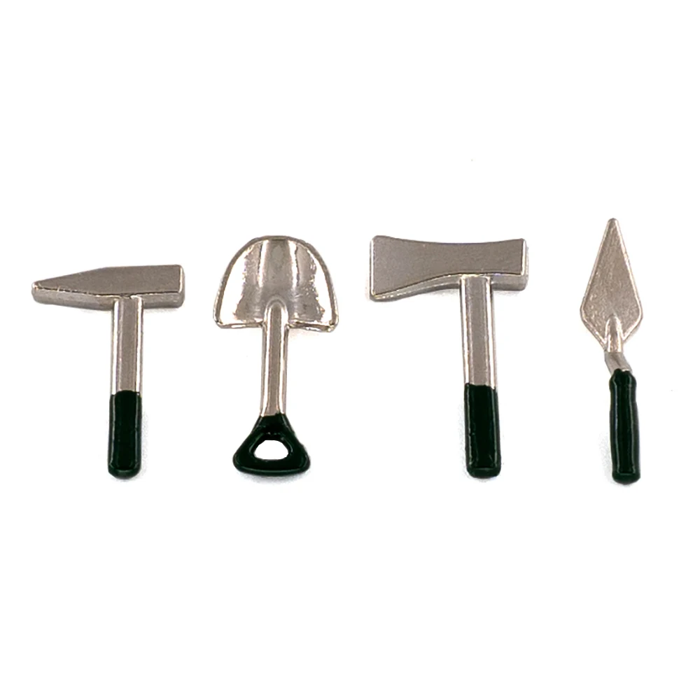 Миниатюрные аксессуары для кукольного домика 1/12, 4 шт., набор металлических инструментов, имитация лопаты, топора, молотка, игрушки для украш... 
Миниатюрные аксессуары для кукольного домика 1/12, 4 шт., набор металлических инструментов, имитация лопаты, топора, молотка, игрушки для украш...