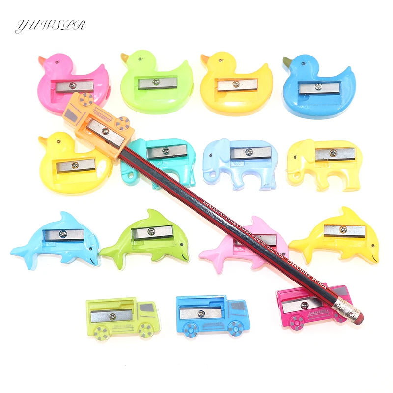 4PCS Cute Animal Pencil Sharpener Cartoon Stationery Dolphin Elephant Car Duck Plastic Pencil Sharpeners for Kids Student Gift
4PCS Cute Animal Pencil Sharpener Cartoon Stationery Dolphin Elephant Car Duck Plastic Pencil Sharpeners for Kids Student Gift