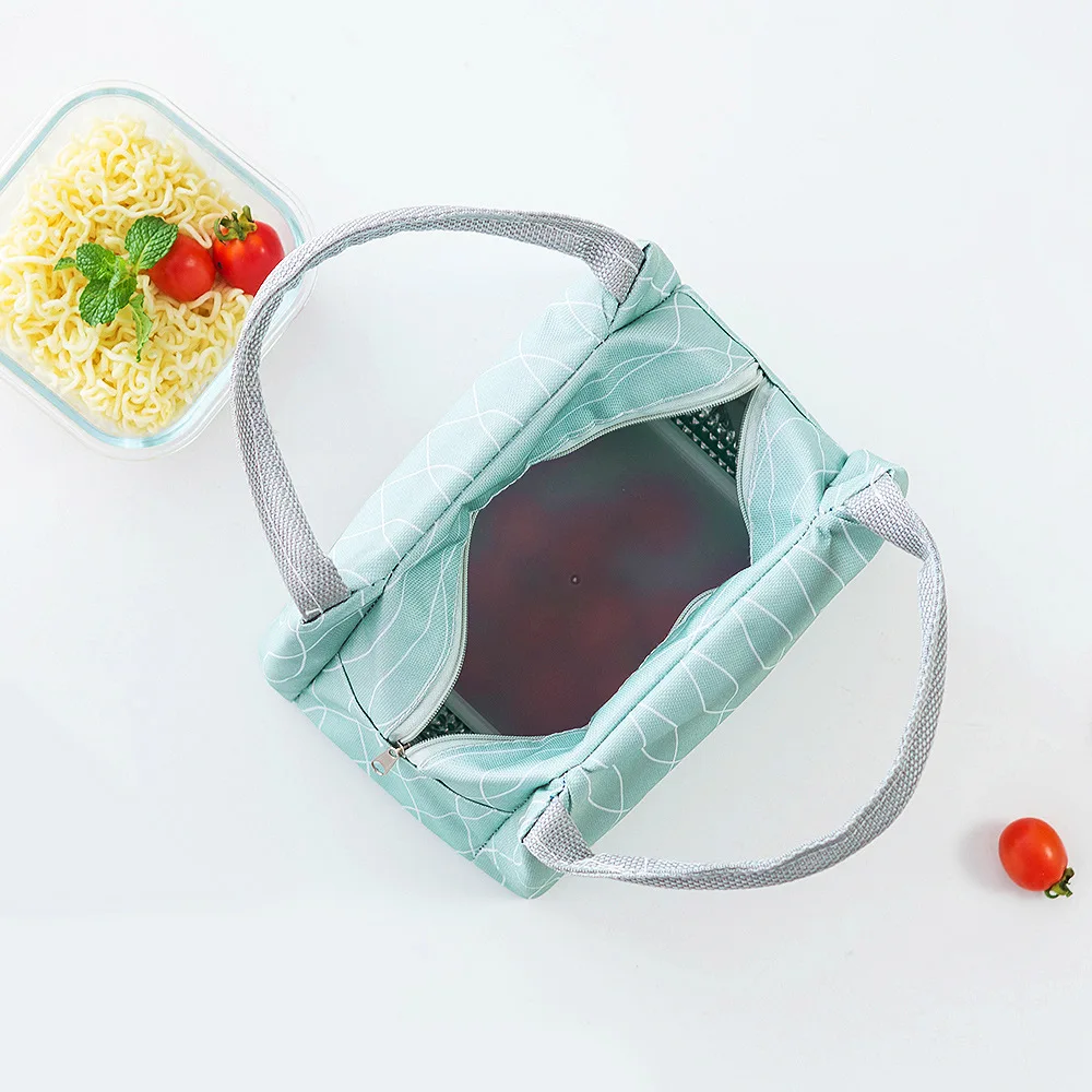 Portable Outdoor Picnic Lunch Bag for Kids Built in Aluminum film Fresh Keeping Ice Pack Zipper Box Women Food | Багаж и сумки