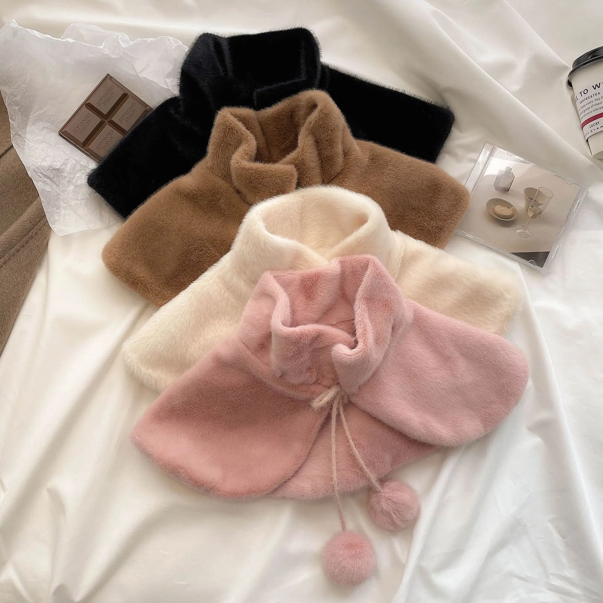 Fur Neck Warm Scarf Winter Unisex outdoor Hiking Thick Solid Plush Ring Scarves Kids Women Collar Luxury Winter Pashmina Hijab
Fur Neck Warm Scarf Winter Unisex outdoor Hiking Thick Solid Plush Ring Scarves Kids Women Collar Luxury Winter Pashmina Hijab