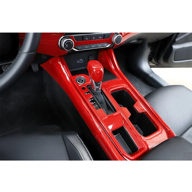 Car Gear Shift Panel Trim Red Carbon Fiber Central Control Gear Shift Box Panel Cover for Nissan Sylphy Sentra 2020 2021
Car Gear Shift Panel Trim Red Carbon Fiber Central Control Gear Shift Box Panel Cover for Nissan Sylphy Sentra 2020 2021