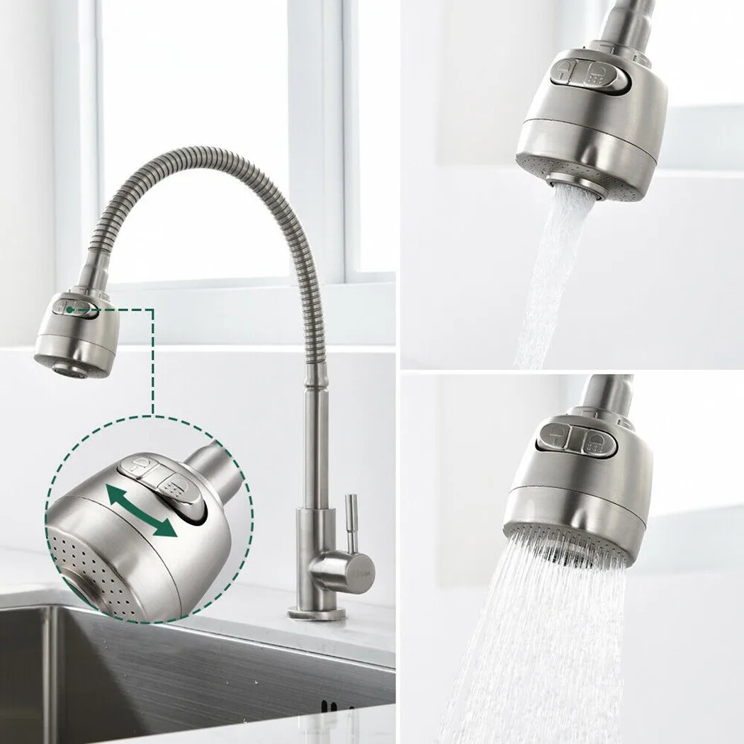 Stainless Steel 360 Degree Swivel Single-Tube Kitchen Bathroom Sink Flexible Faucet Basin Cold Water Tap Water Filter
Stainless Steel 360 Degree Swivel Single-Tube Kitchen Bathroom Sink Flexible Faucet Basin Cold Water Tap Water Filter