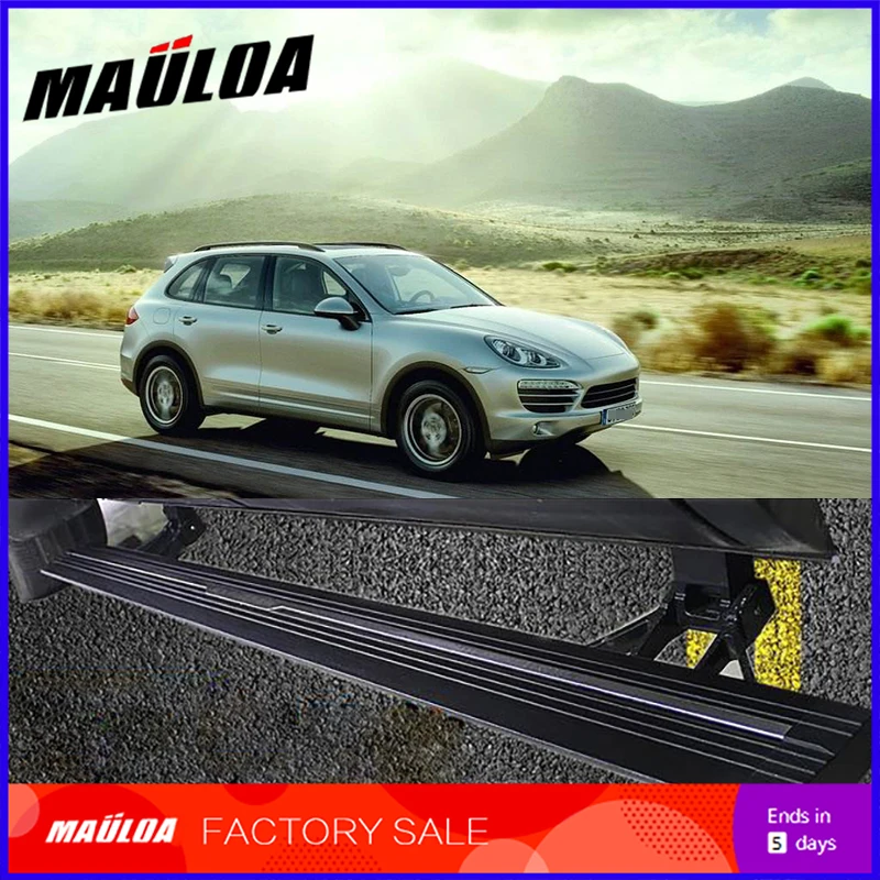 Car Accessories High quality aluminium alloy Automatic scaling Electric pedal side step running board for Cayenne 2011 +
Car Accessories High quality aluminium alloy Automatic scaling Electric pedal side step running board for Cayenne 2011 +